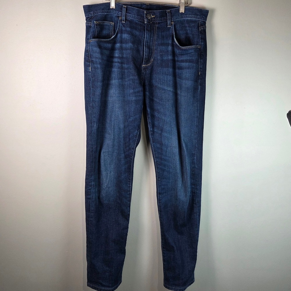 johnnie-O Jeans Mens 34x32 Dark Blue Excellent JMPA1510-DOS Stretch Denim